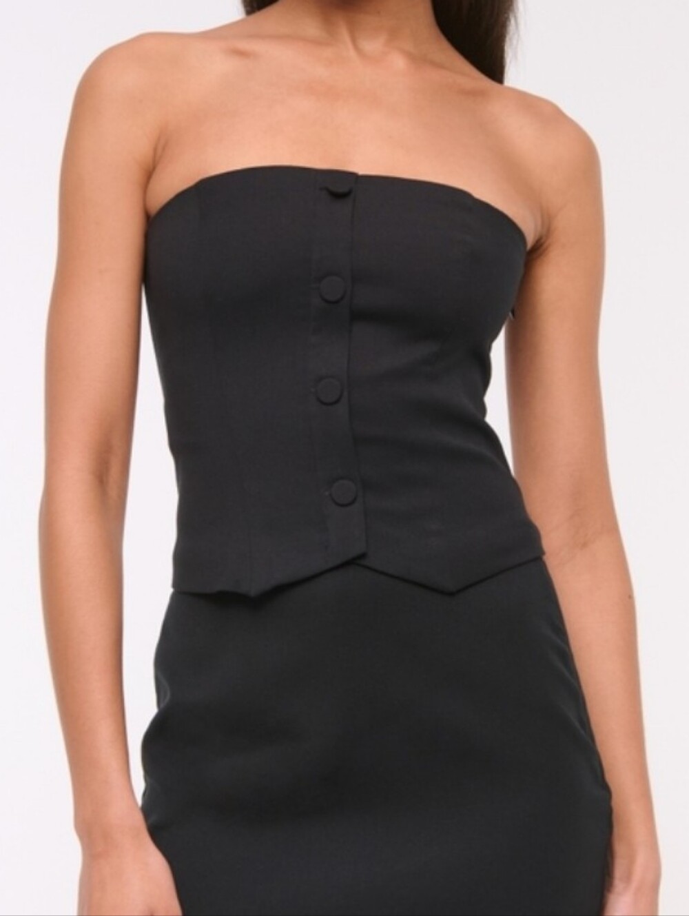 [NWT] ABERCROMBIE & FITCH STRAPLESS TAILORED TOP